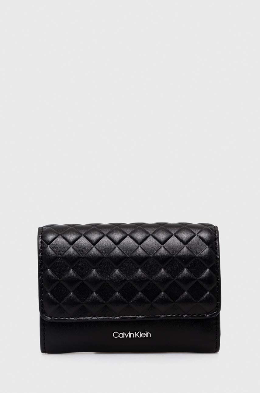 Levně Peněženka Calvin Klein černá barva, K60K611896