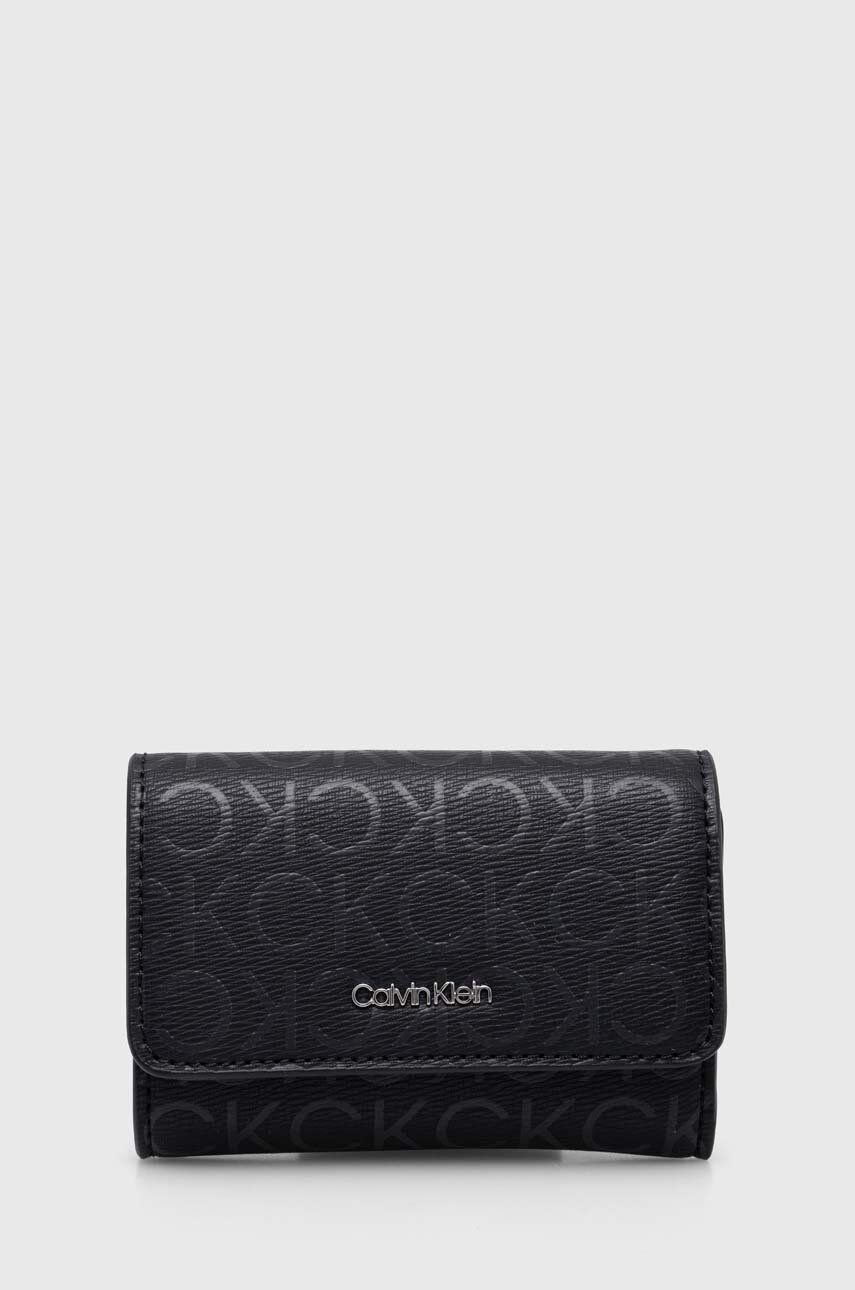 Levně Peněženka Calvin Klein černá barva, K60K611931
