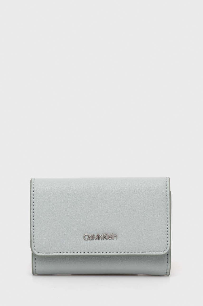 

Портмоне Calvin Klein дамски в сиво K60K611934, Сив