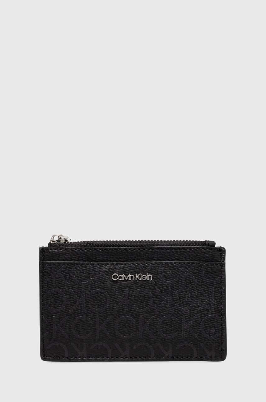 Levně Peněženka Calvin Klein černá barva, K60K611935