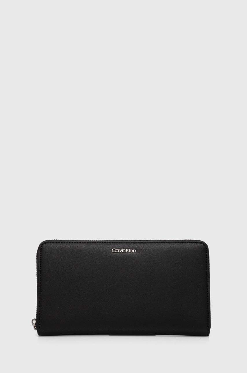 Levně Peněženka Calvin Klein černá barva, K60K611936
