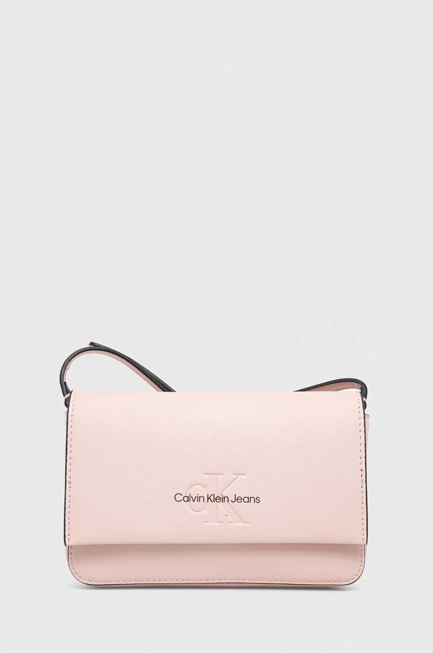 

Чанта Calvin Klein Jeans в розово K60K611965, Розов