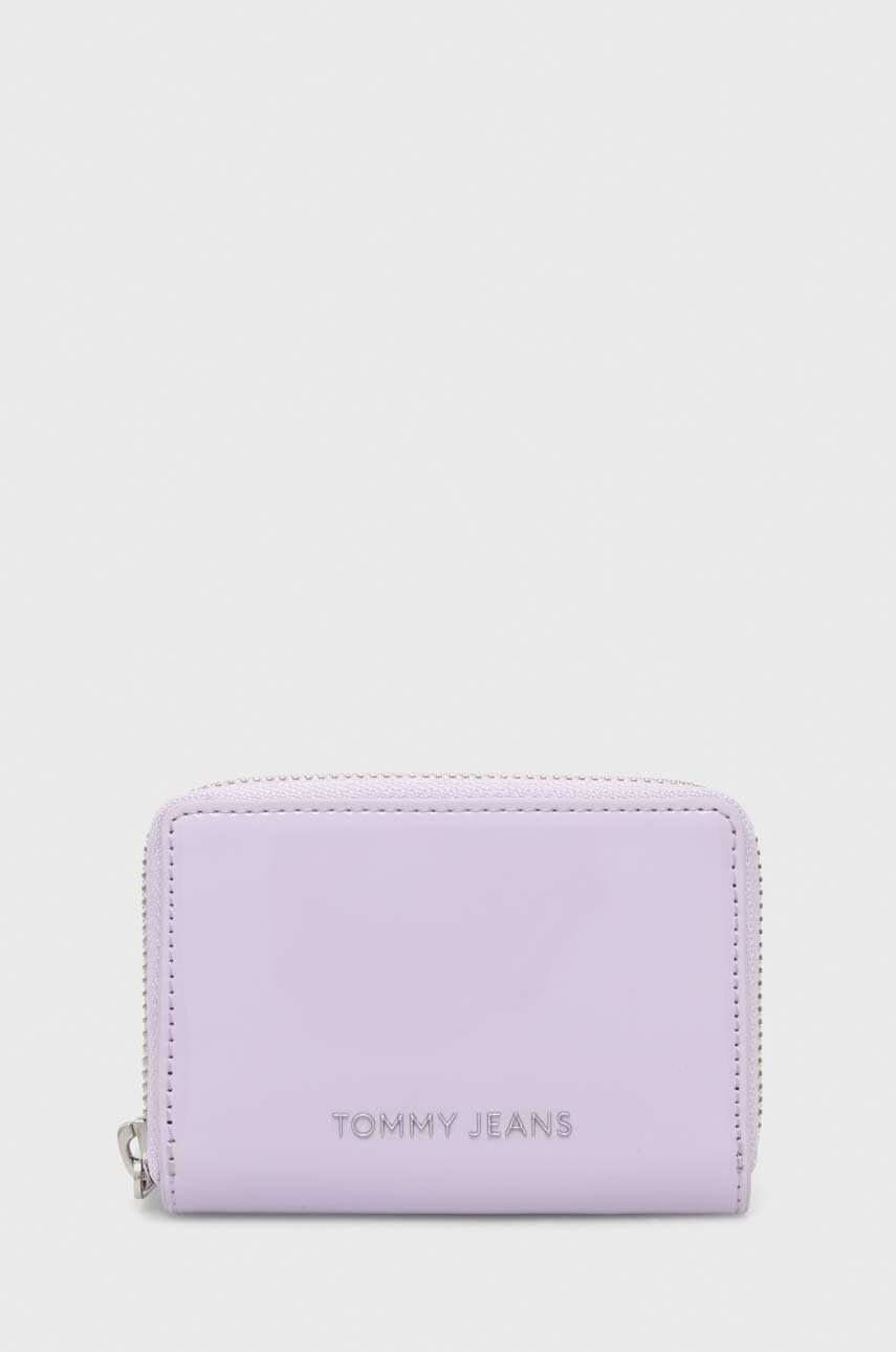 Tommy Jeans portofel femei, culoarea violet