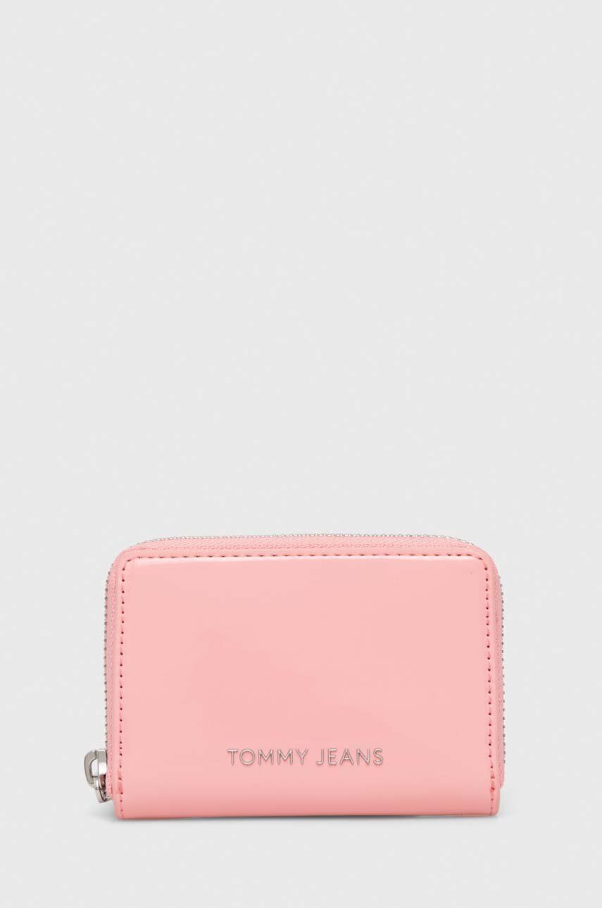 Tommy Jeans portofel femei, culoarea roz AW0AW15935