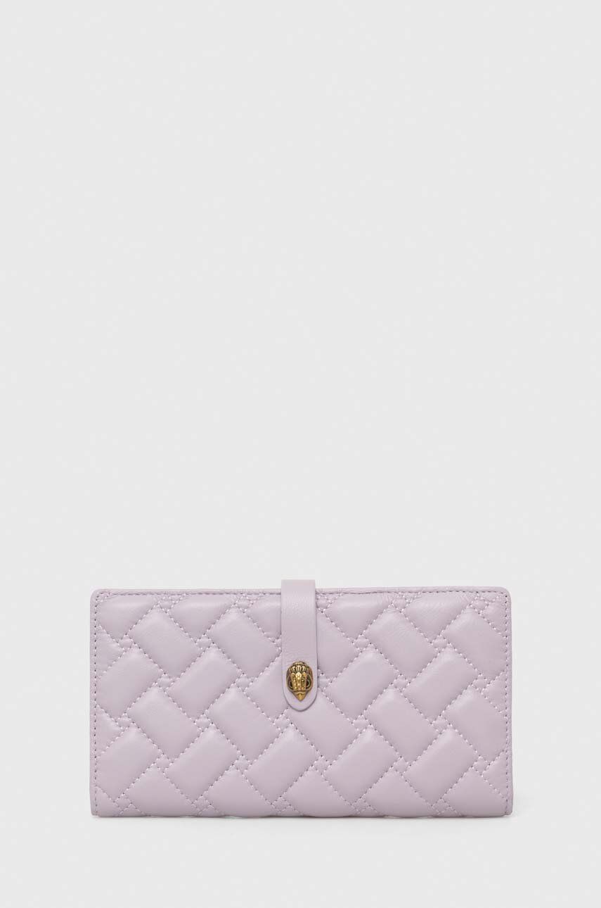 Kurt Geiger London portofel de piele femei, culoarea violet
