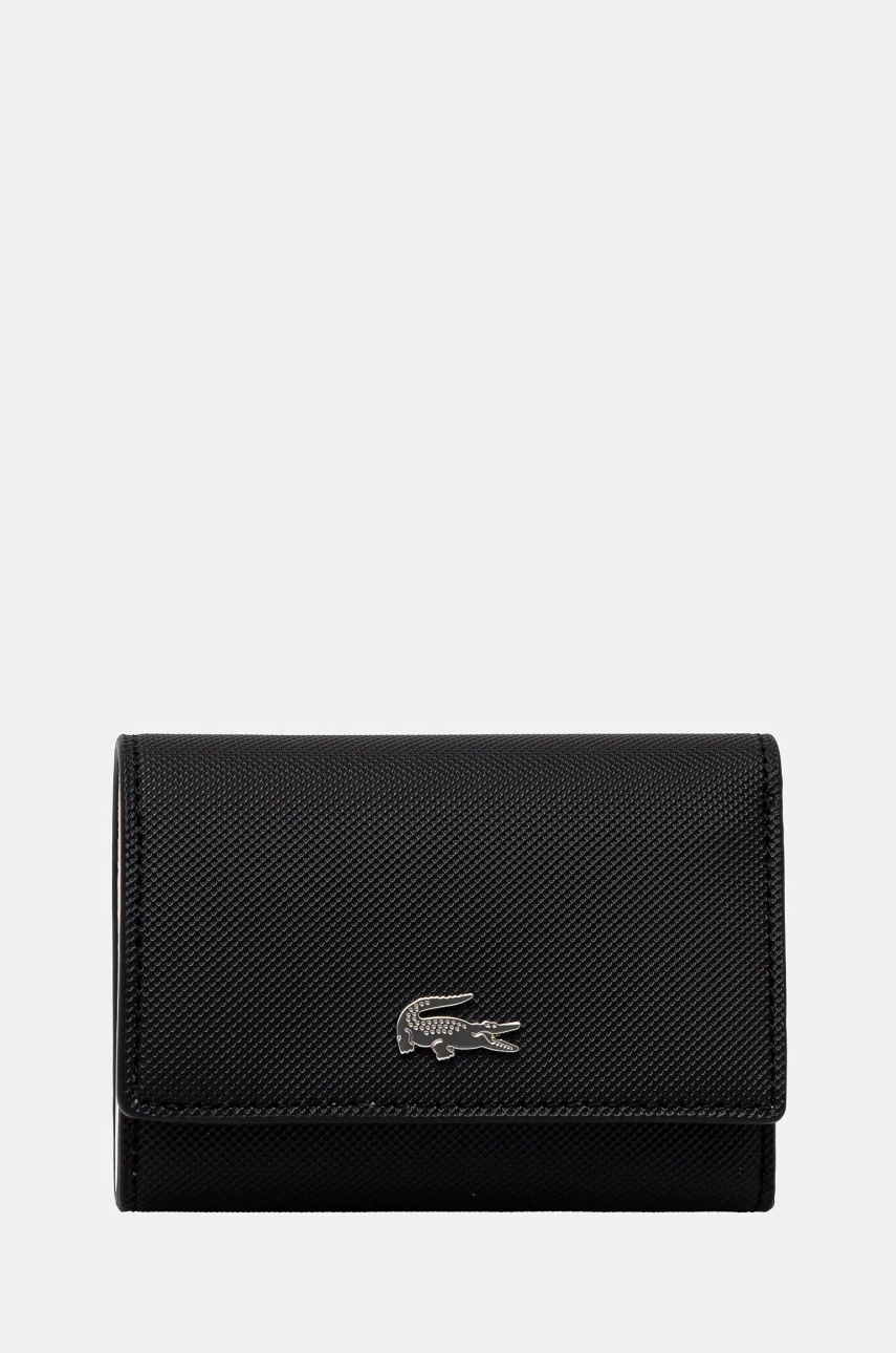 Lacoste portofel femei, culoarea negru, NF4190AA