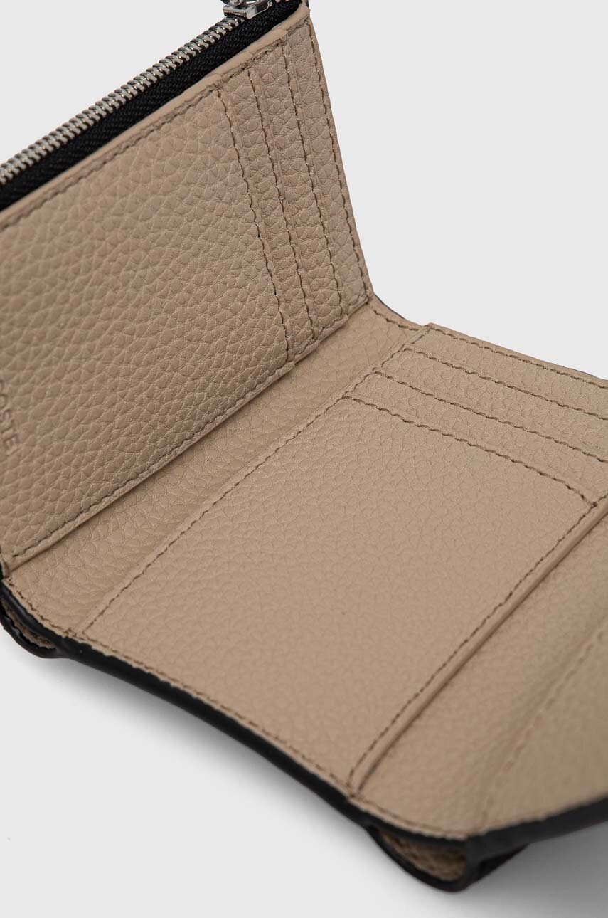 Πορτοφόλι Lacoste χρώμα: μαύρο φωτογραφία