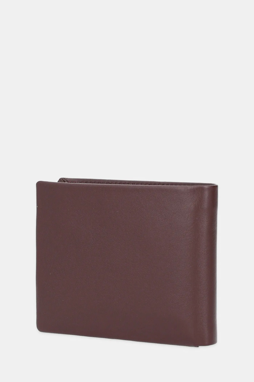 Кожаный кошелек Guess NEW BOSTON цвет коричневый SMNEBR LEA20