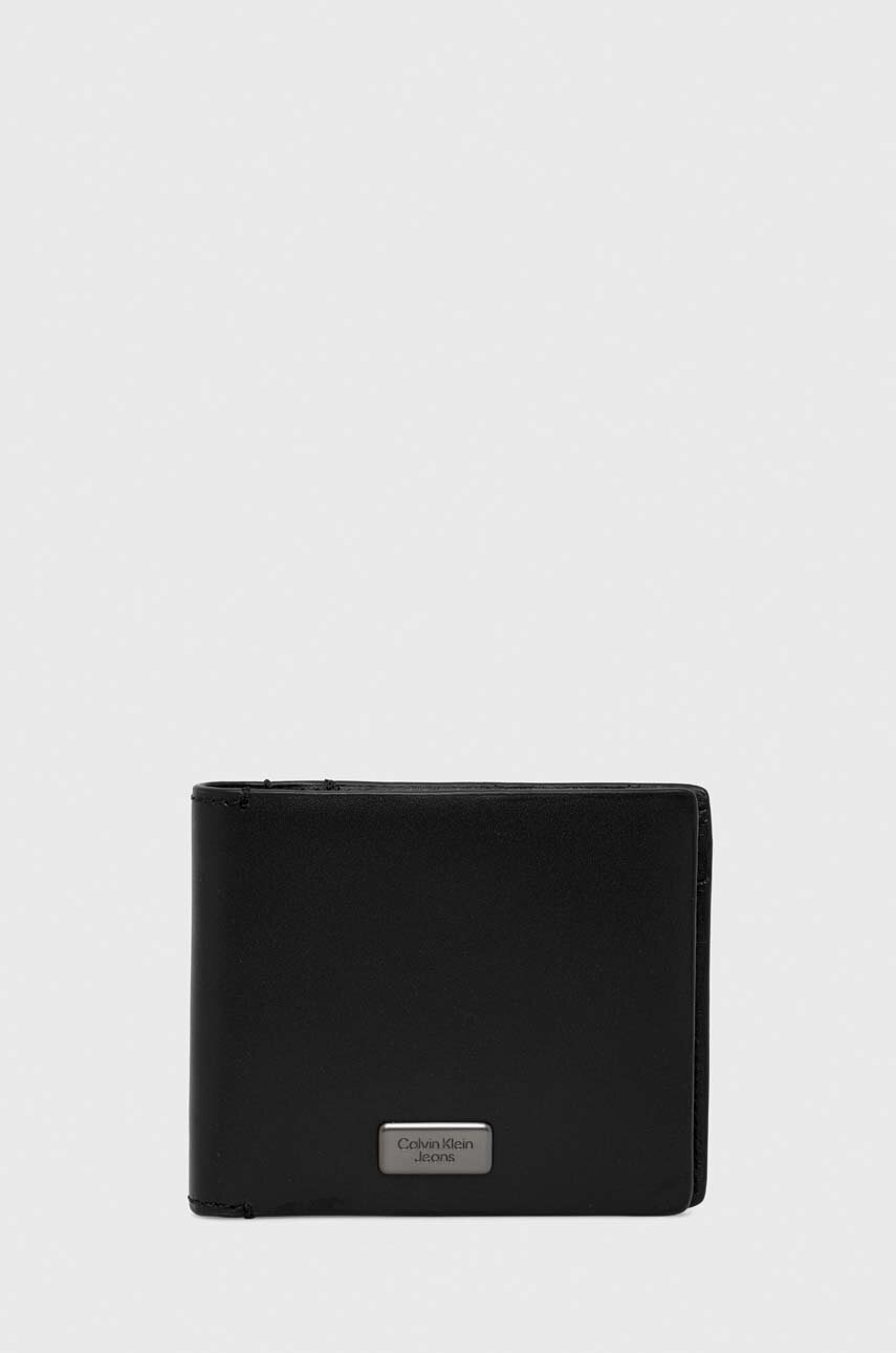 

Кожен портфейл Calvin Klein Jeans мъжки в черно K50K511432, Черен