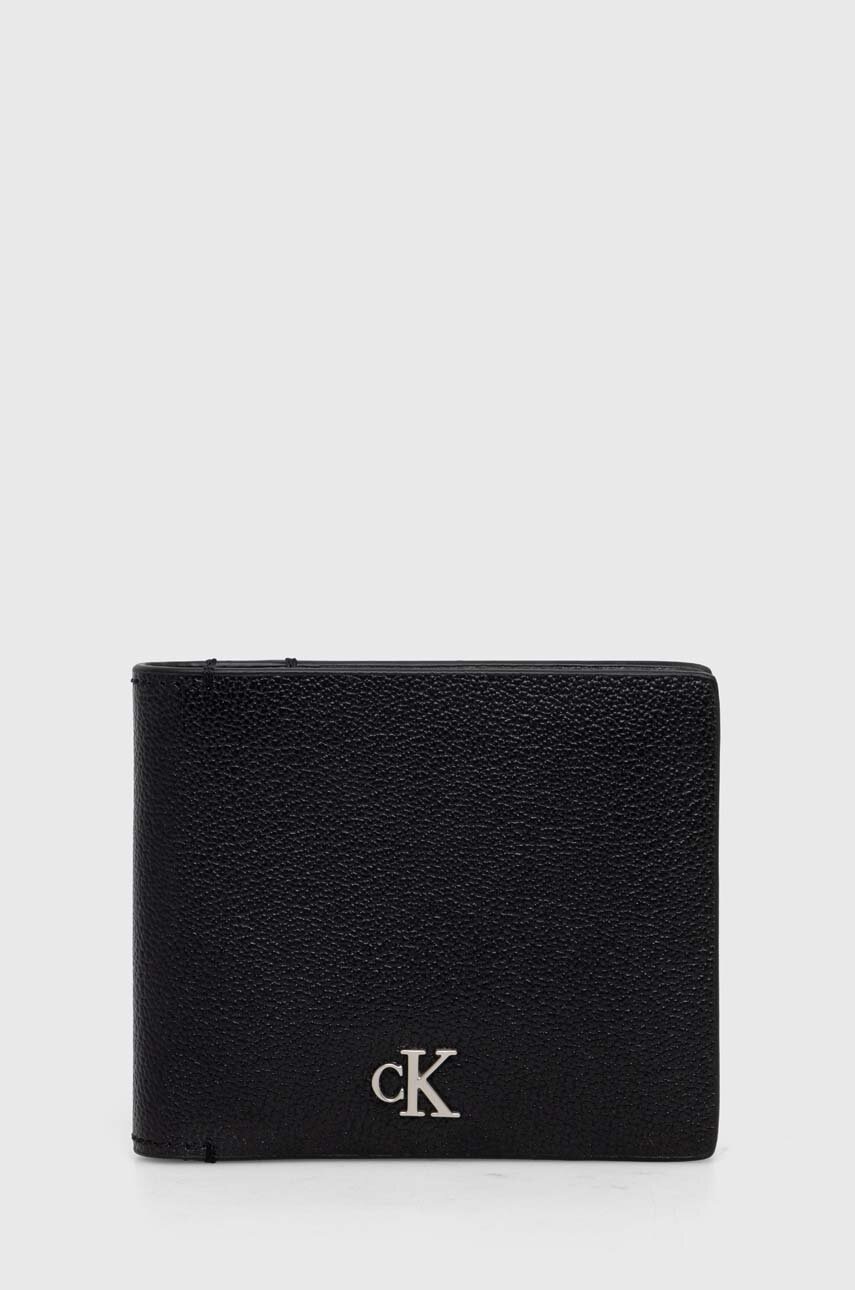 

Кожен портфейл Calvin Klein Jeans мъжки в черно K50K511445, Черен
