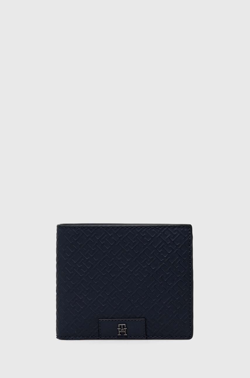 

Кожен портфейл Tommy Hilfiger мъжки в тъмносиньо AM0AM12174, Тъмносин