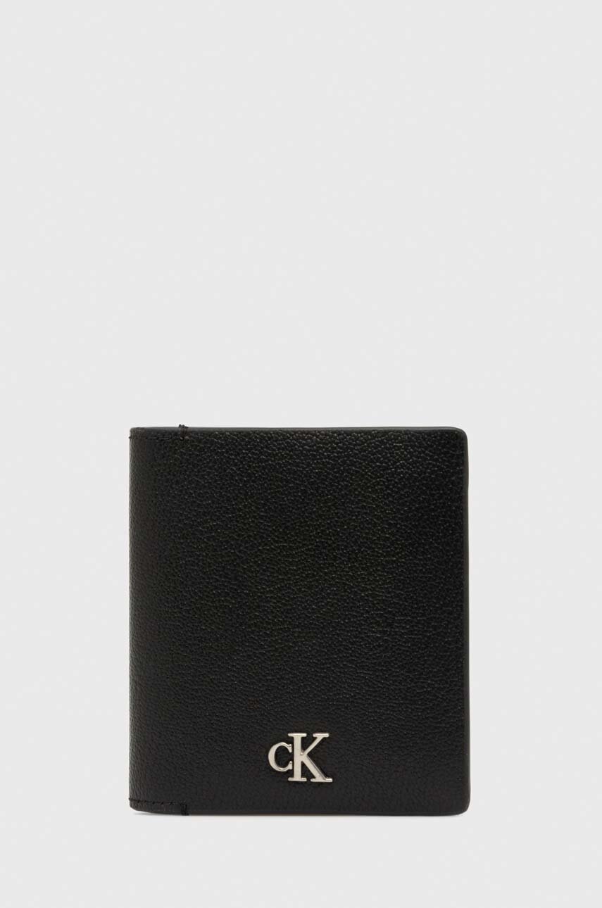 

Кожен портфейл Calvin Klein Jeans мъжки в черно K50K511449, Черен