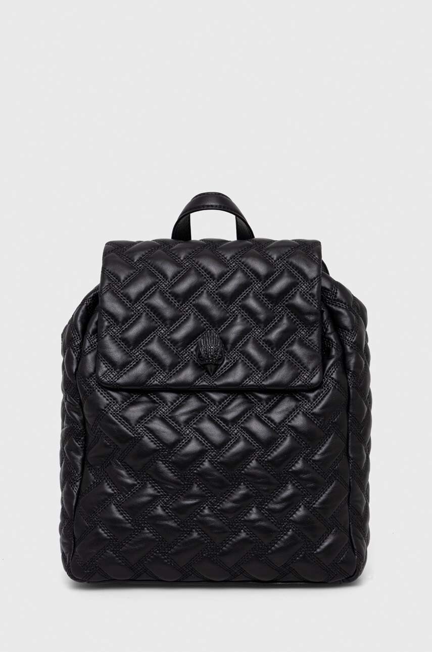 Kurt Geiger London ghiozdan de piele femei, culoarea negru, mic, neted