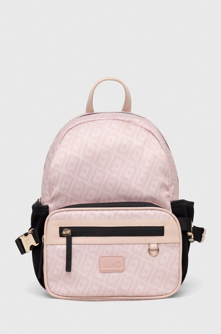 

Раница Liu Jo в бежово малък размер с десен, Бежов