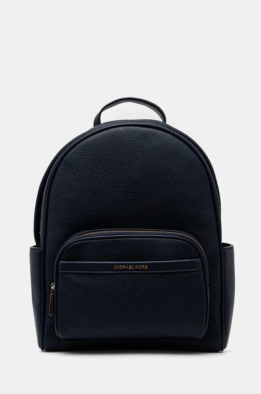 MICHAEL Michael Kors ghiozdan de piele femei, culoarea albastru marin, mic, neted