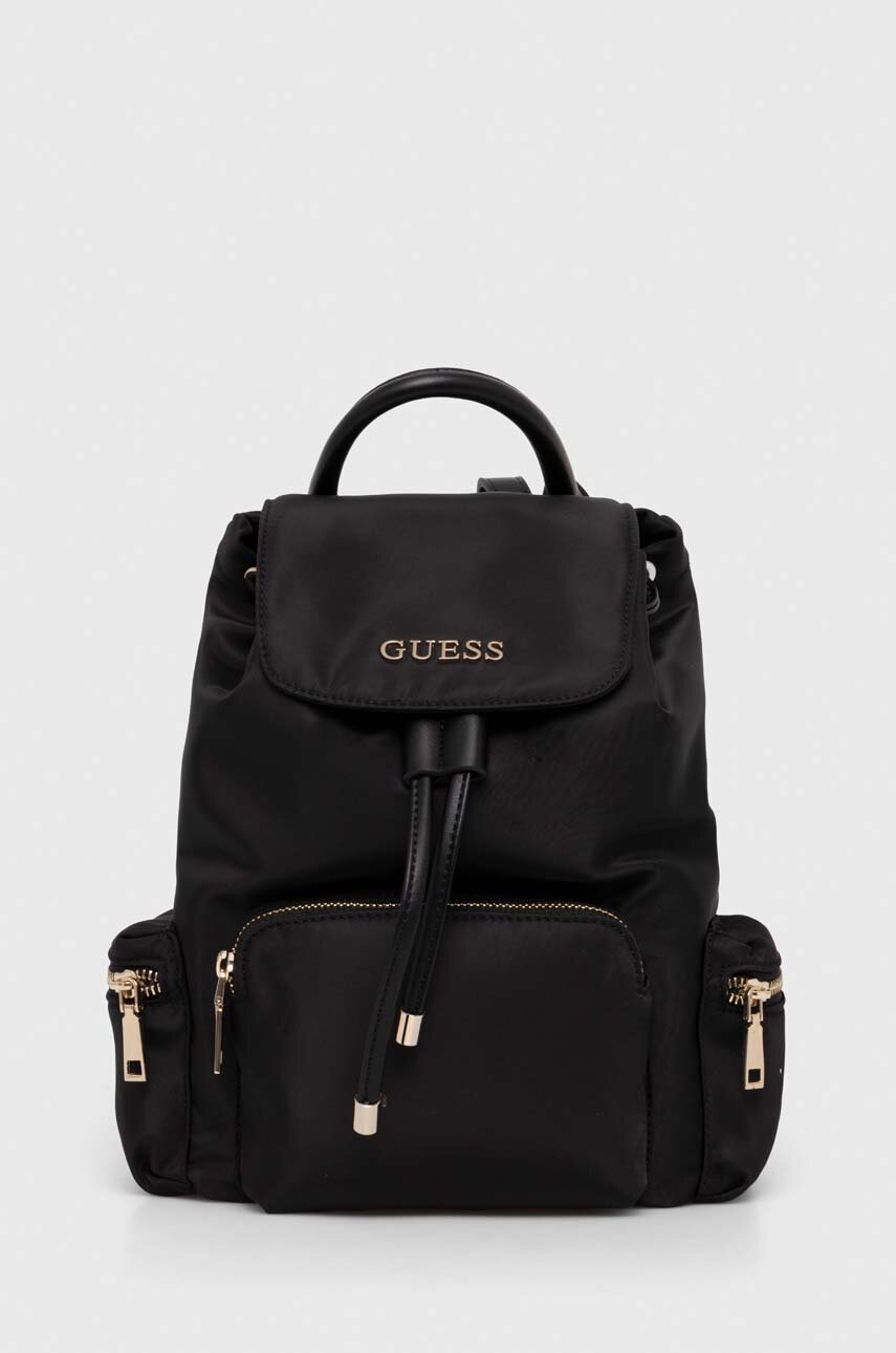 

Раница Guess в черно малък размер с изчистен дизайн V4GZ07 WG8Y0, Черен
