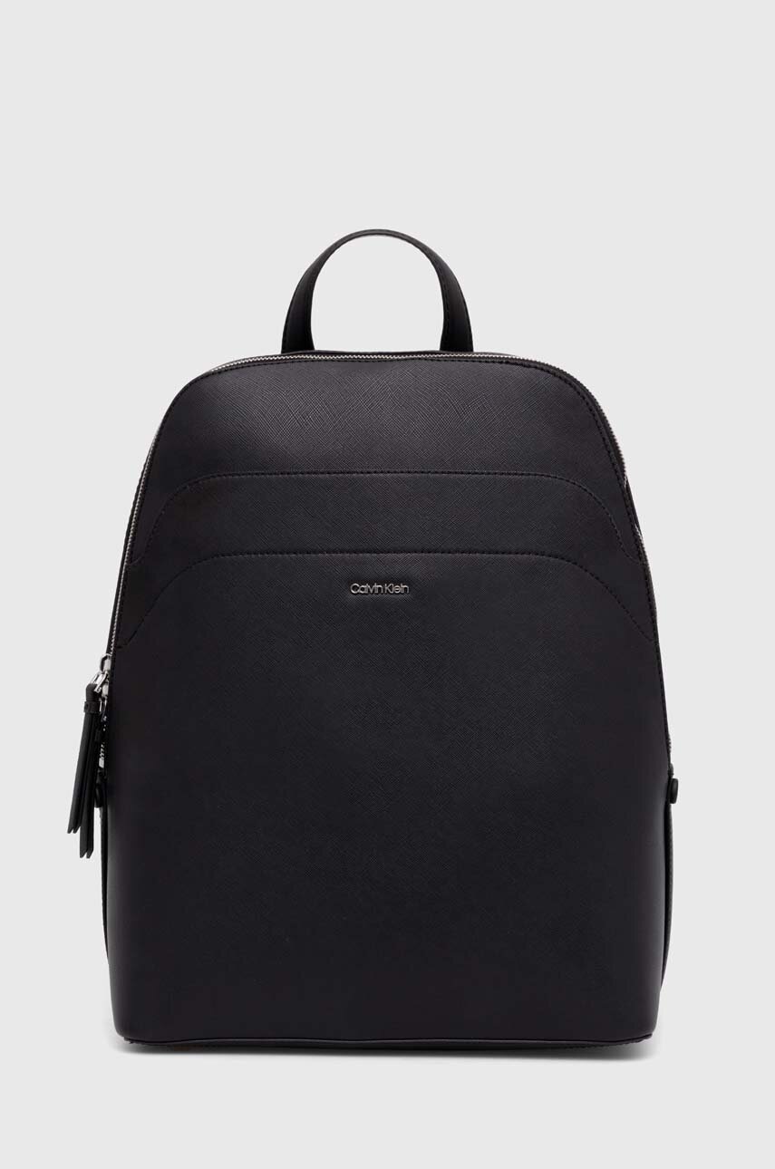 

Раница Calvin Klein в черно голям размер с изчистен дизайн K60K611676, Черен