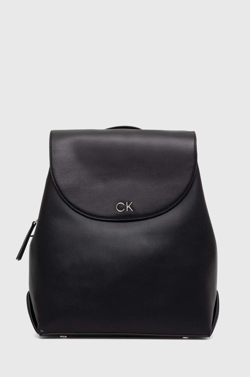 

Раница Calvin Klein в черно голям размер с изчистен дизайн K60K611765, Черен
