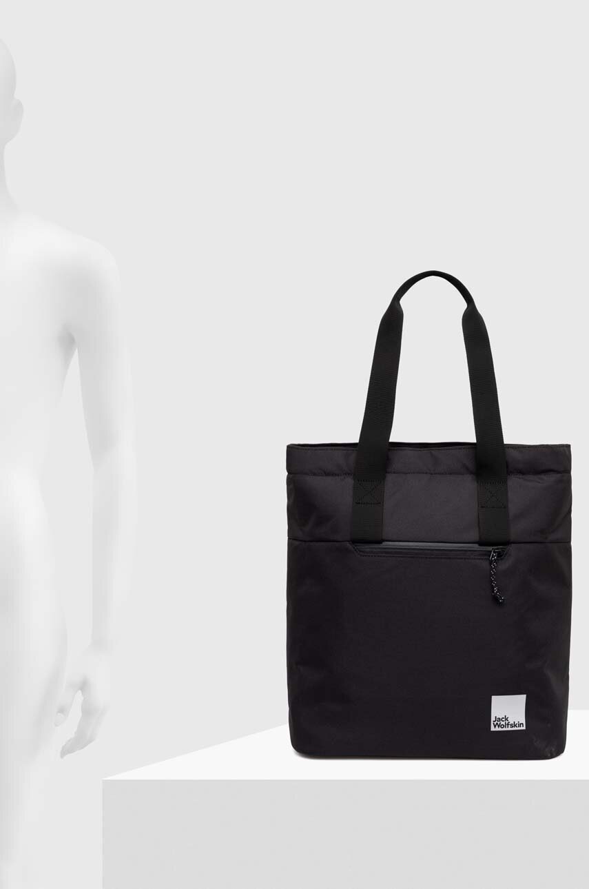 Σακίδιο πλάτης Jack Wolfskin χρώμα: μαύρο φωτογραφία
