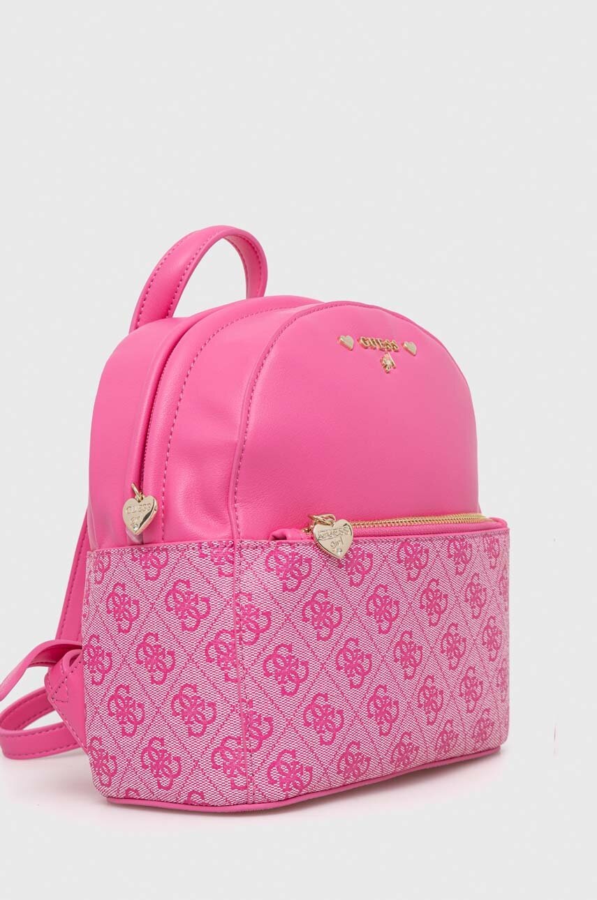 Дитячий рюкзак Guess колір рожевий малий візерунок Дитячий рюкзак Guess колір рожевий малий візерунок