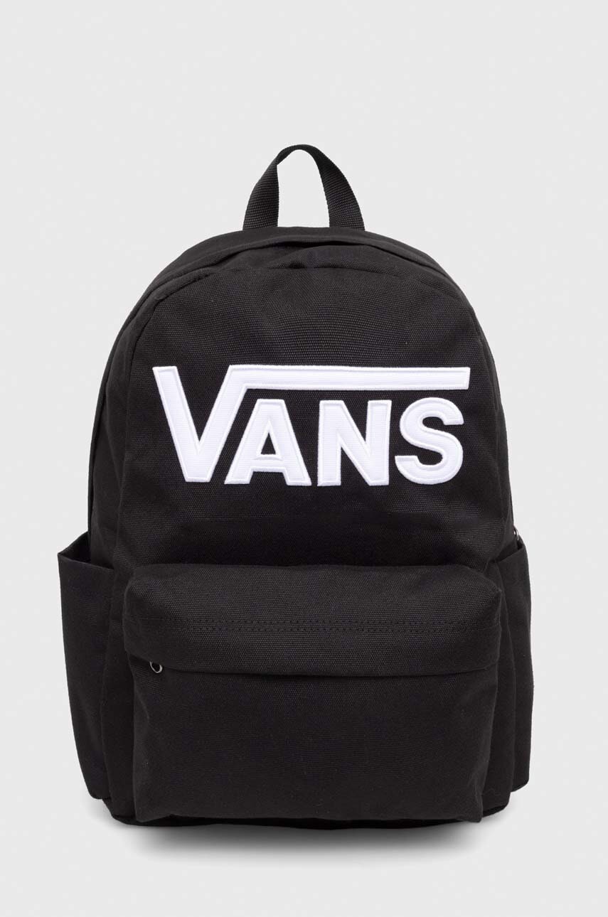 Детский рюкзак Vans OLD SKOOL GROM BACKPACK цвет чёрный большой с аппликацией