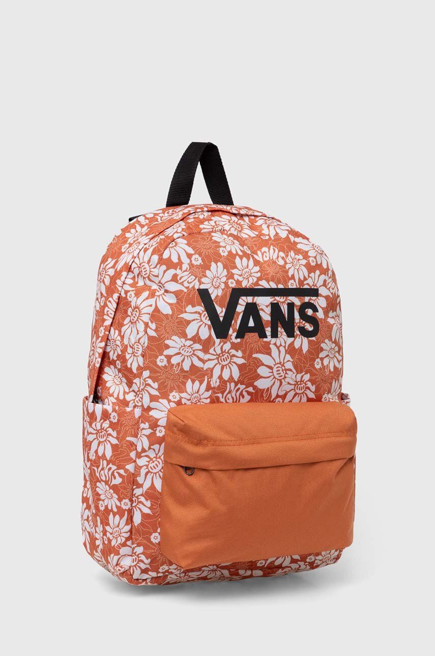 Детский рюкзак Vans OLD SKOOL GROM BACKPACK цвет оранжевый большой узорный