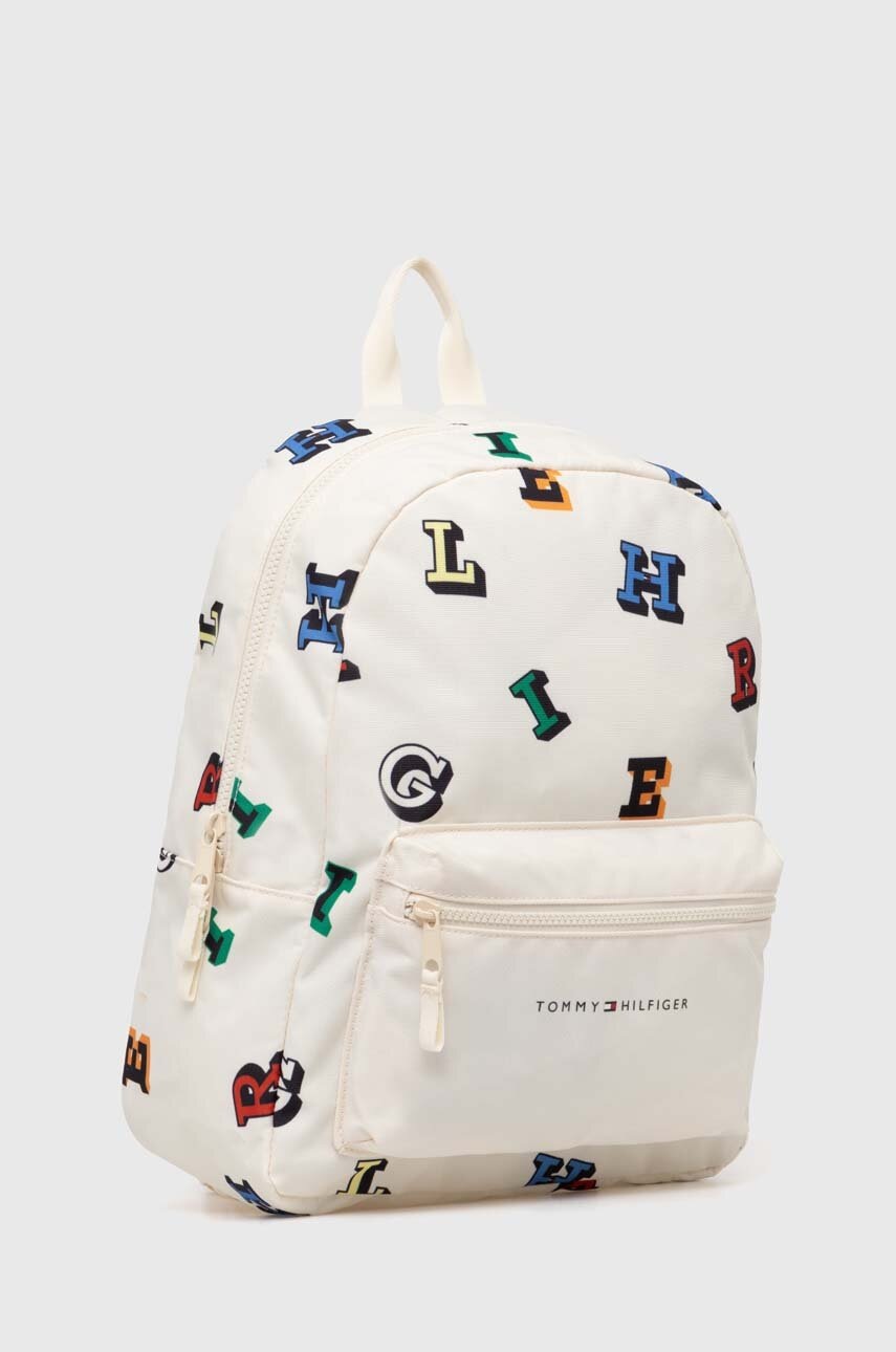 Детский рюкзак Tommy Hilfiger цвет белый большой узорный Детский рюкзак Tommy Hilfiger цвет белый большой узорный