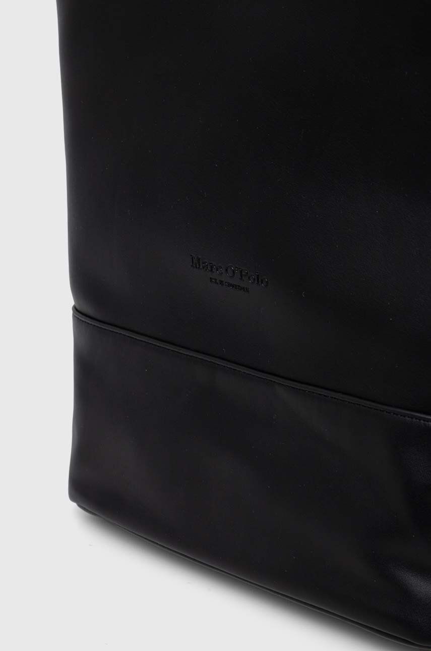 Marc O'Polo plecak męski kolor czarny duży gładki
