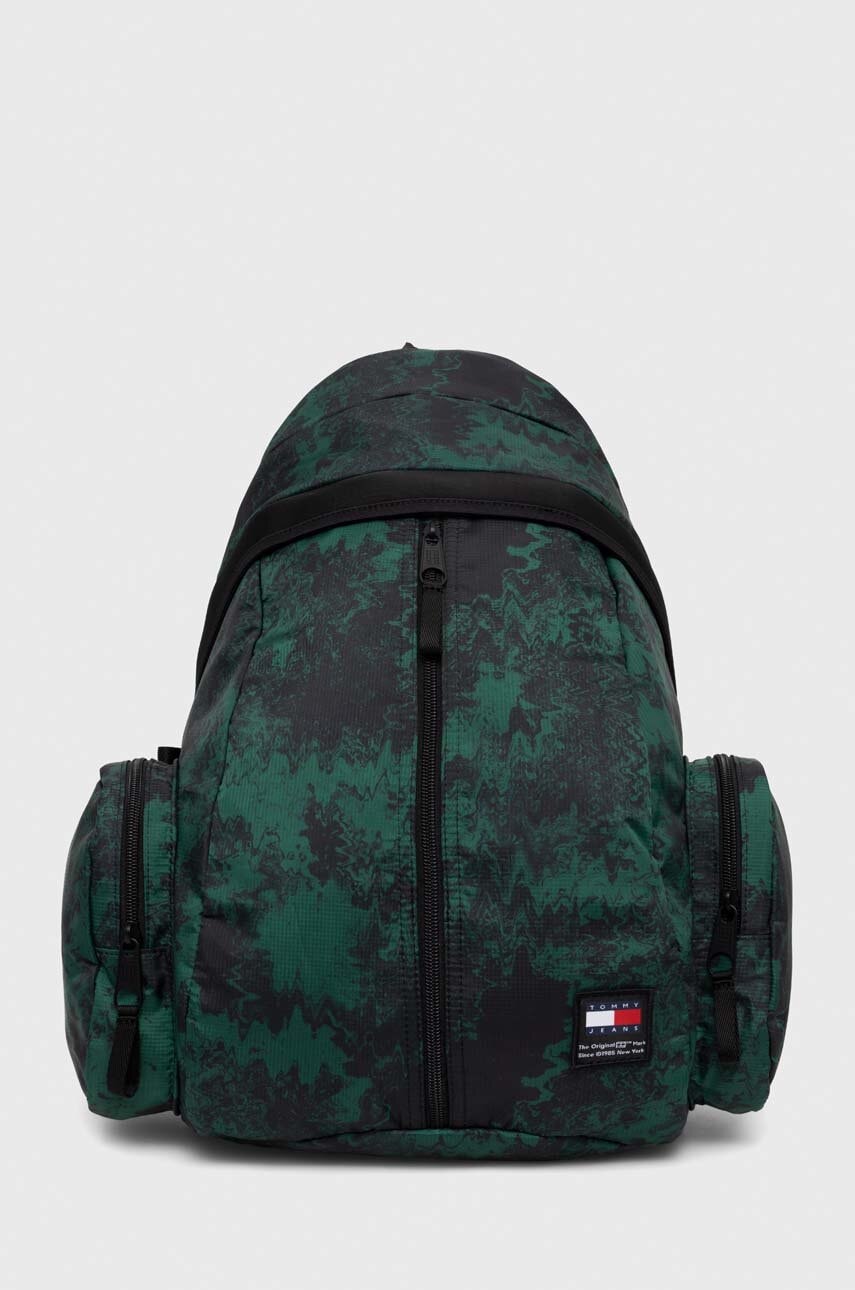 Tommy Jeans rucsac barbati, culoarea verde, mare, modelator