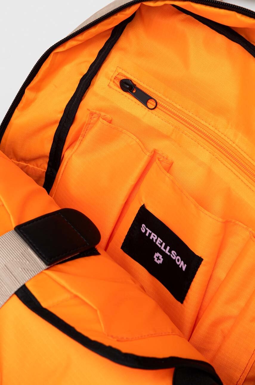 Σακίδιο πλάτης Strellson χρώμα: μπεζ φωτογραφία