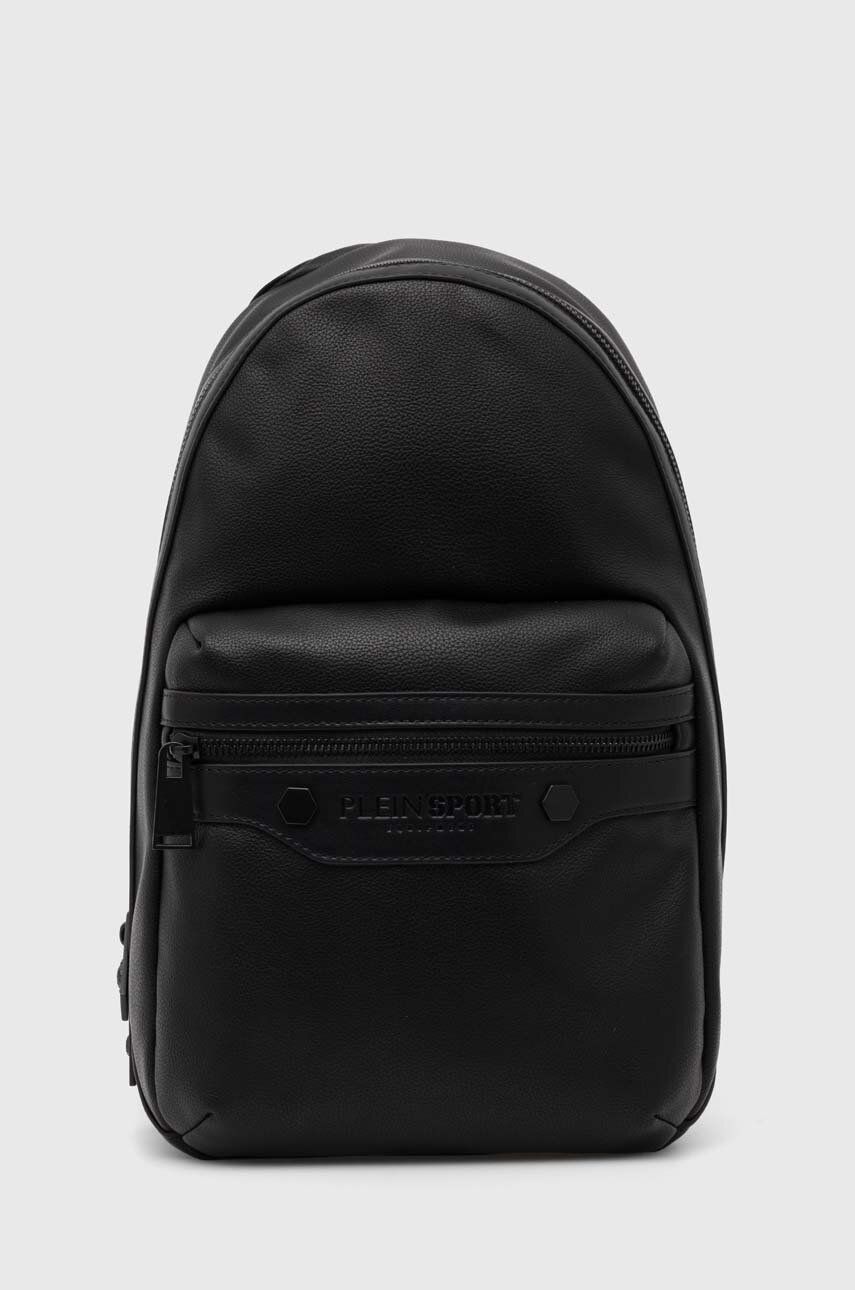 PLEIN SPORT rucsac barbati, culoarea negru, mic, neted