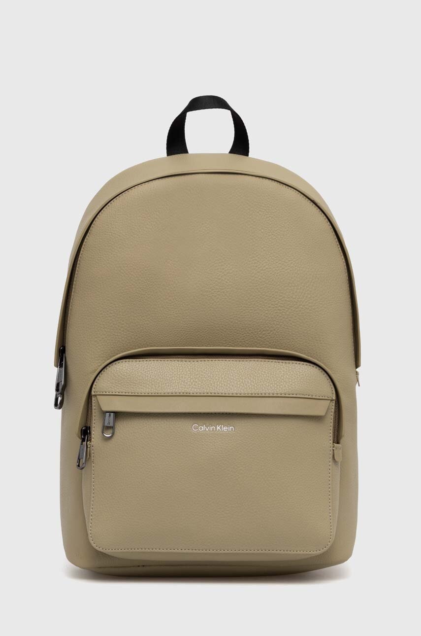 

Раница Calvin Klein в зелено голям размер с изчистен дизайн K50K511595, Зелен