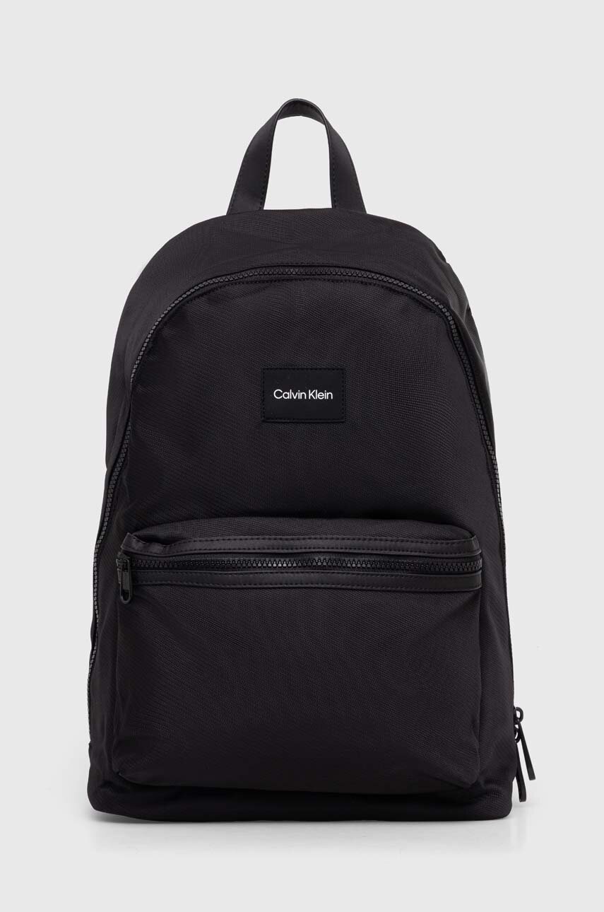 

Раница Calvin Klein в черно голям размер с изчистен дизайн K50K511615, Черен