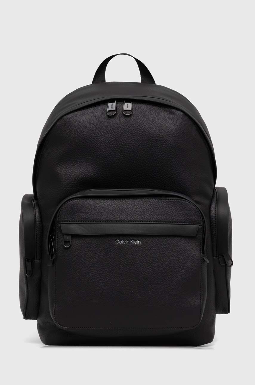 

Раница Calvin Klein в черно голям размер с изчистен дизайн K50K511631, Черен