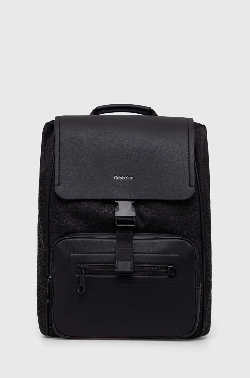 

Раница Calvin Klein в черно голям размер с изчистен дизайн K50K511637, Черен