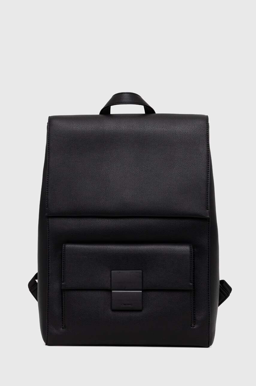 

Раница Calvin Klein в черно голям размер с изчистен дизайн K50K511643, Черен