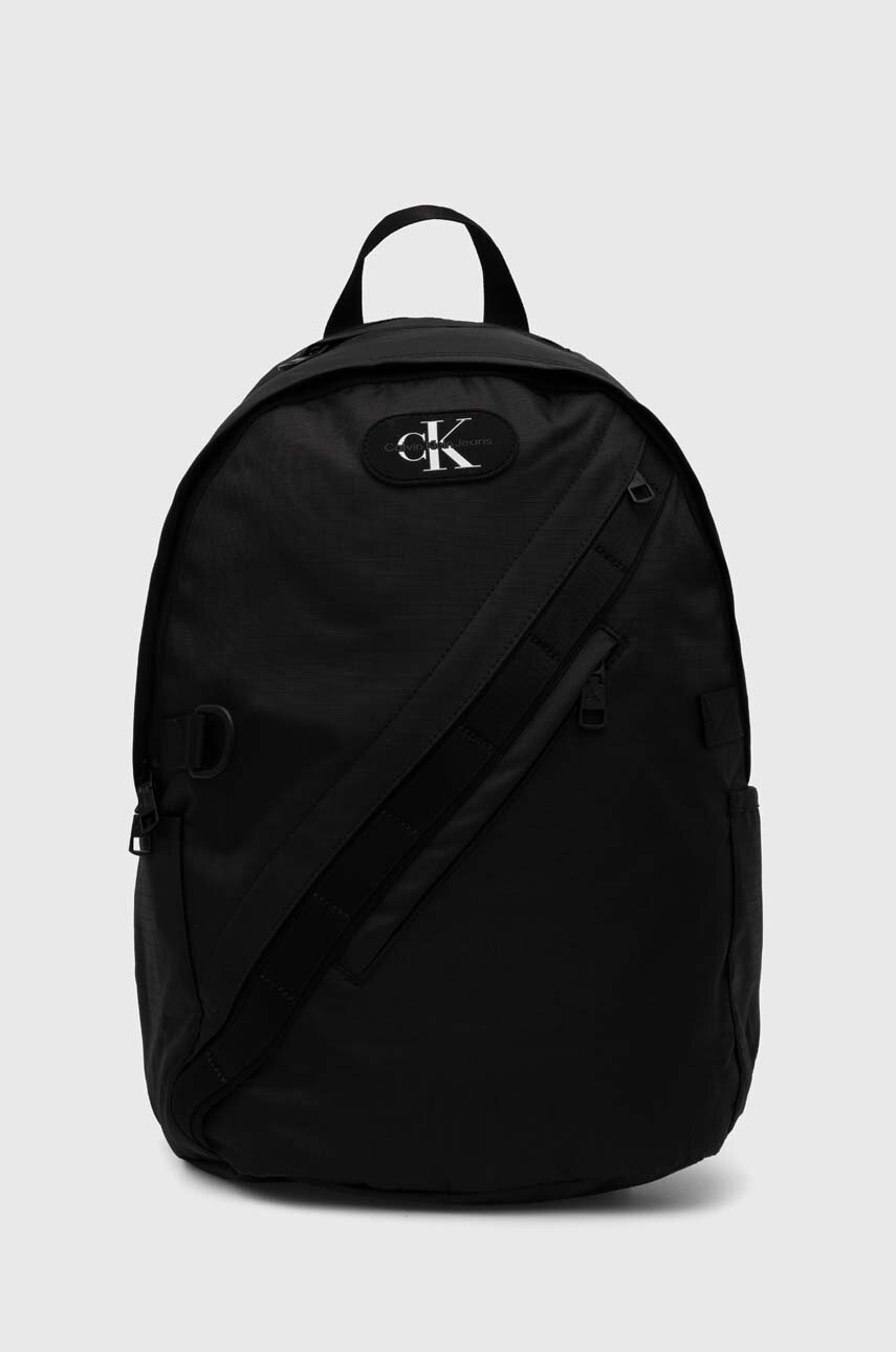 

Раница Calvin Klein Jeans в черно голям размер с изчистен дизайн K50K511770, Черен