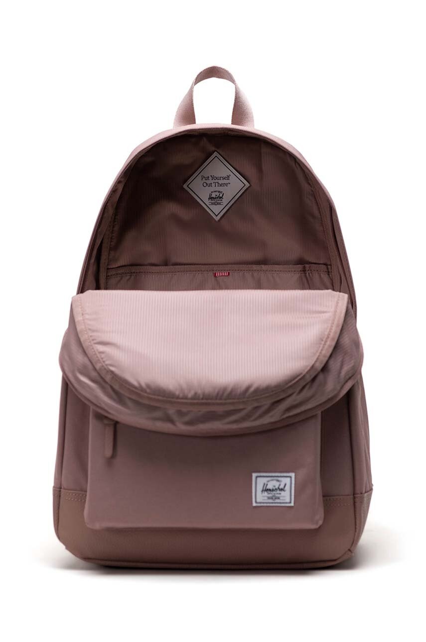 Σακίδιο πλάτης Herschel Heritage Backpack χρώμα: ροζ φωτογραφία