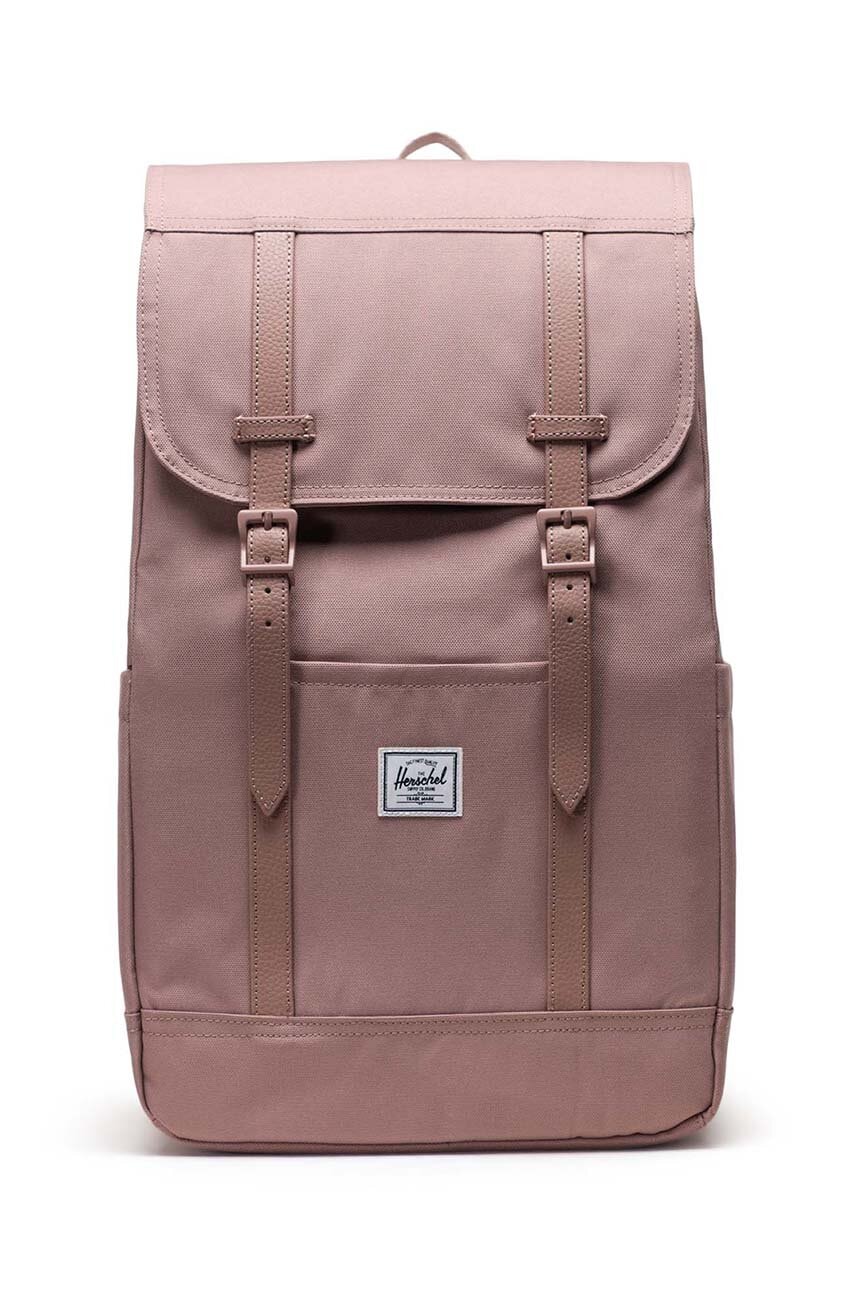 Herschel rucsac Retreat Backpack culoarea roz, mare, neted