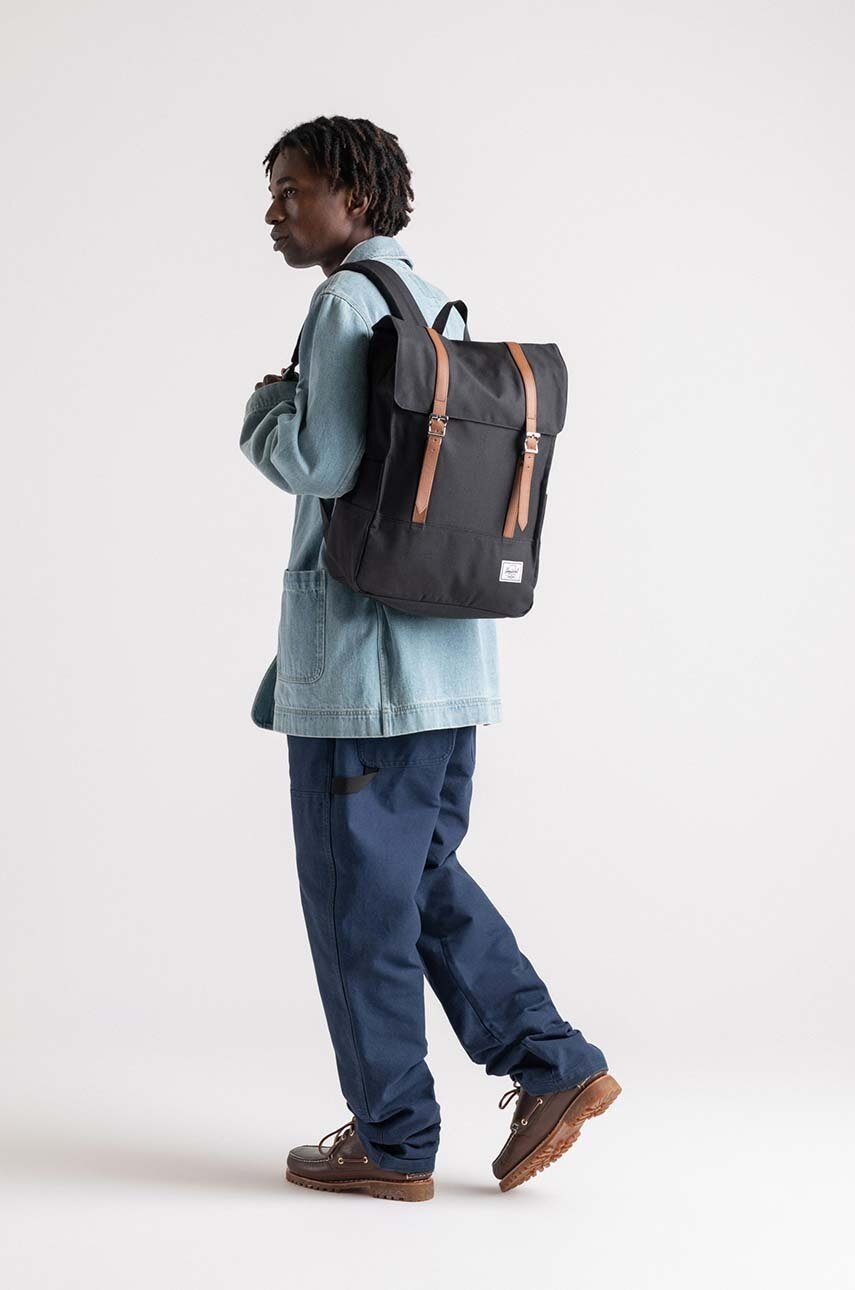 Σακίδιο πλάτης Herschel Survey Backpack χρώμα: μαύρο φωτογραφία