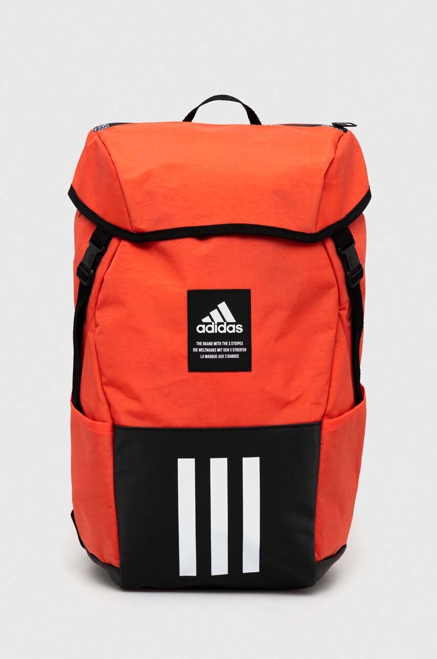 adidas rucsac culoarea rosu, mare, cu imprimeu