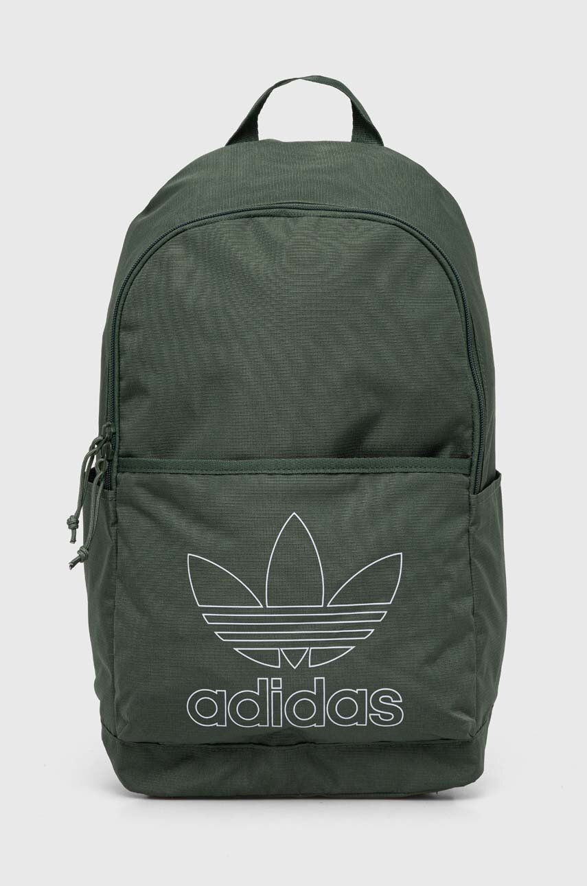 adidas Originals rucsac culoarea verde, mare, cu imprimeu, IS4565