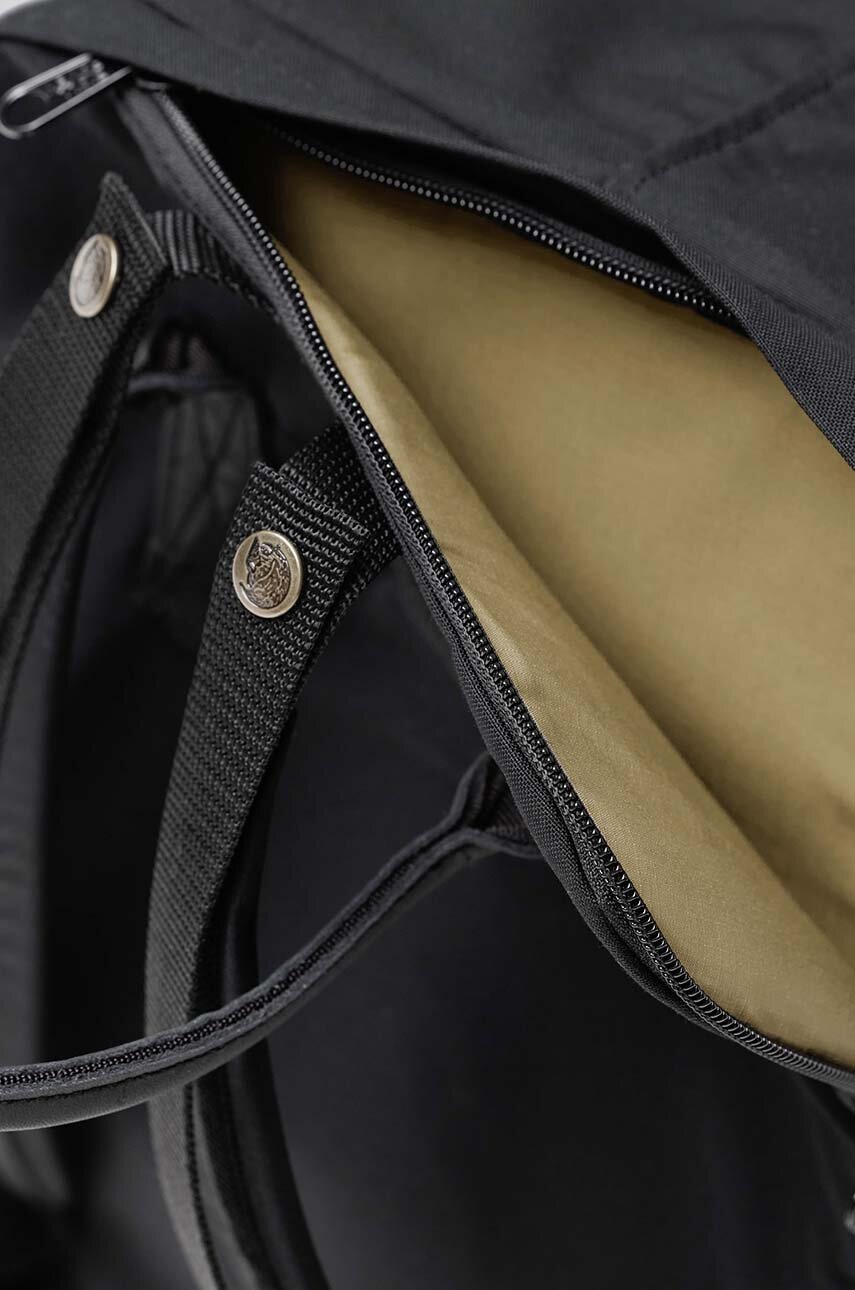Рюкзак Fjallraven Kanken No.2 Black Laptop 15`` колір чорний великий з аплікацією F23804 