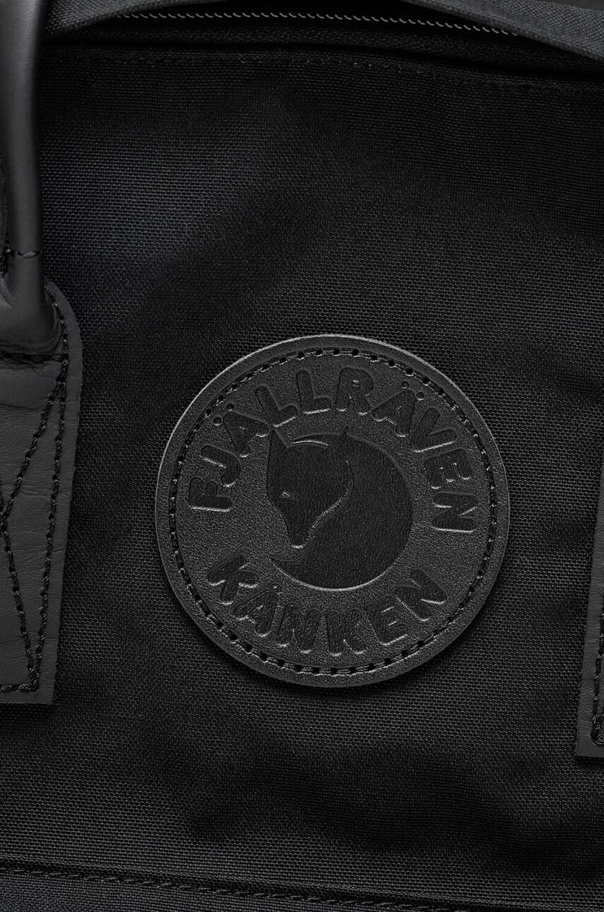 Рюкзак Fjallraven Kanken No.2 Black Laptop 15`` колір чорний великий з аплікацією F23804 