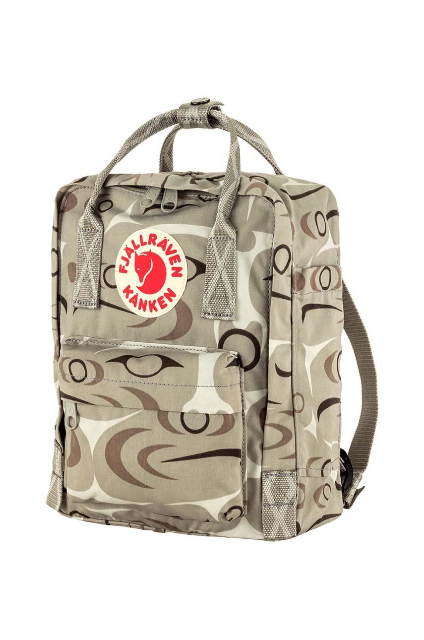 Ruksak Fjallraven Kanken Art Mini Boja: Bež, Mali, S Uzorkom, F23200250