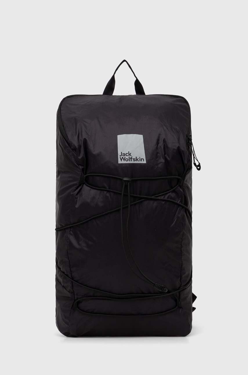 

Раница Jack Wolfskin Wandermood Packable 24 в черно голям размер с изчистен дизайн, Черен