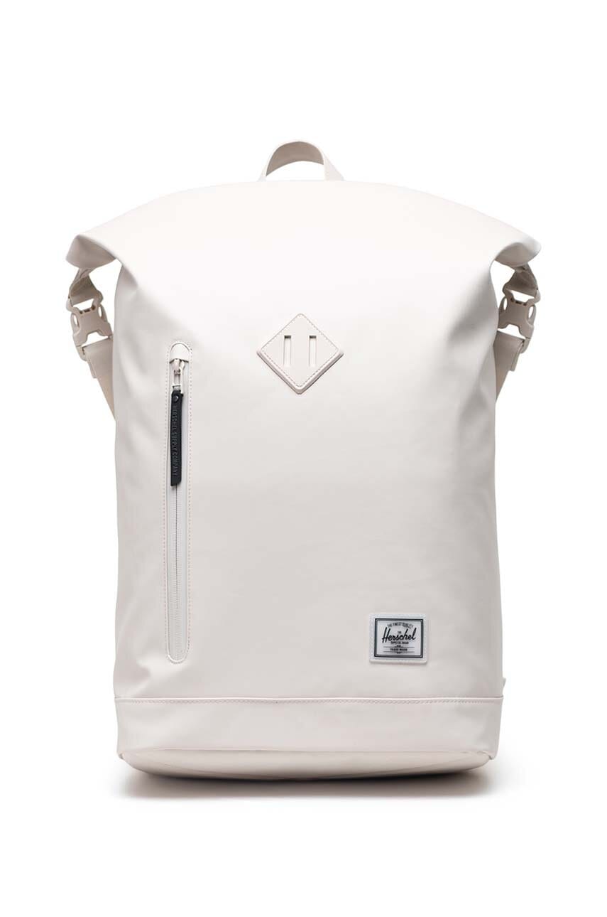 Herschel rucsac Roll Top culoarea bej, mare, uni