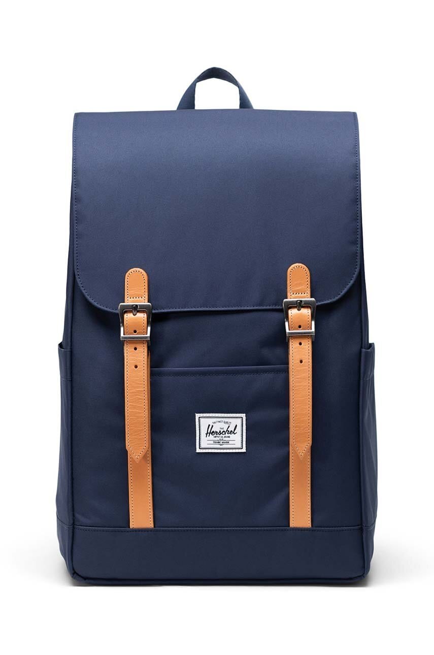 Herschel rucsac Herschel Retreat culoarea negru, mare, neted
