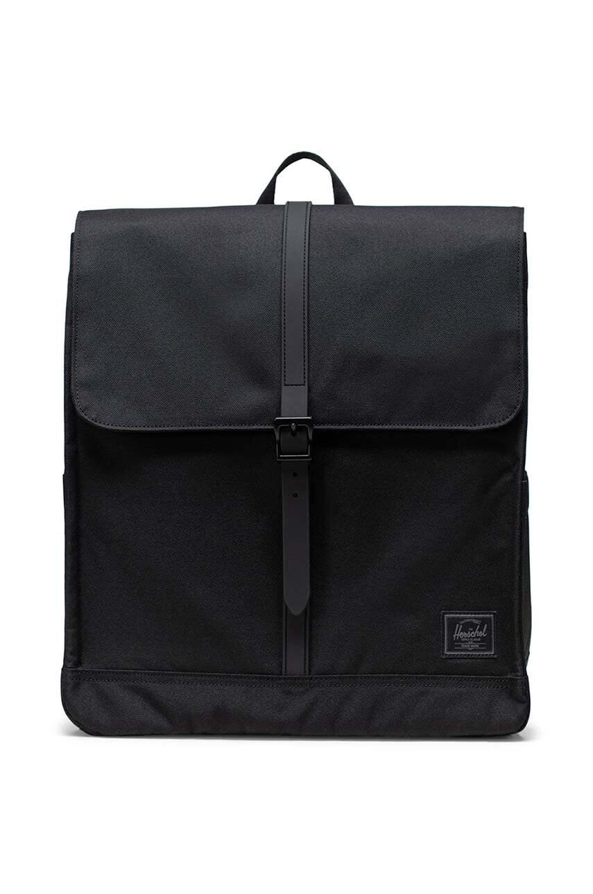 Herschel rucsac City Backpack culoarea negru, mare, neted