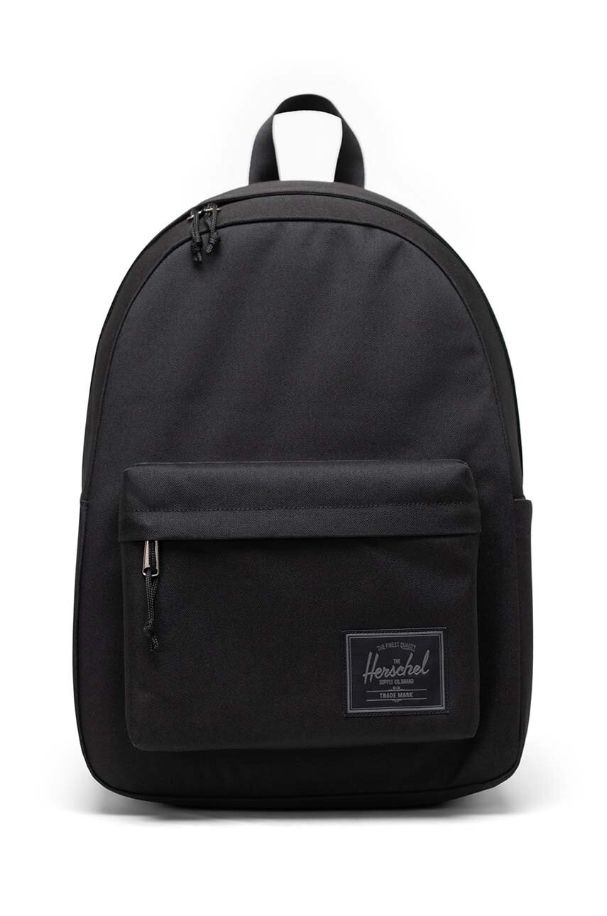 

Раница Herschel Classic Backpack в черно голям размер с изчистен дизайн, Черен